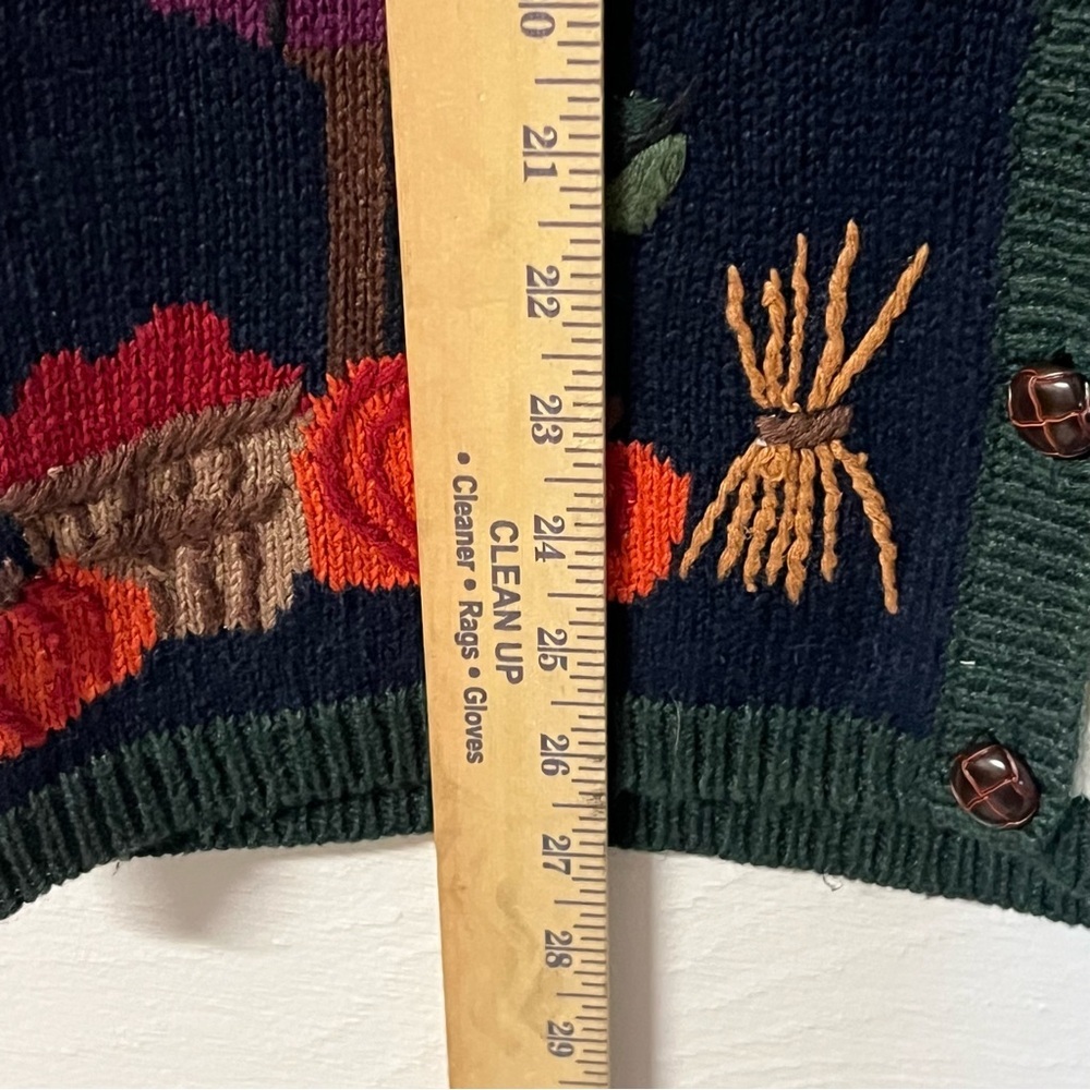 New Look Sweater Vest Women’s Medium Grannycore Cottagecore Seasons - Picture 5 of 7